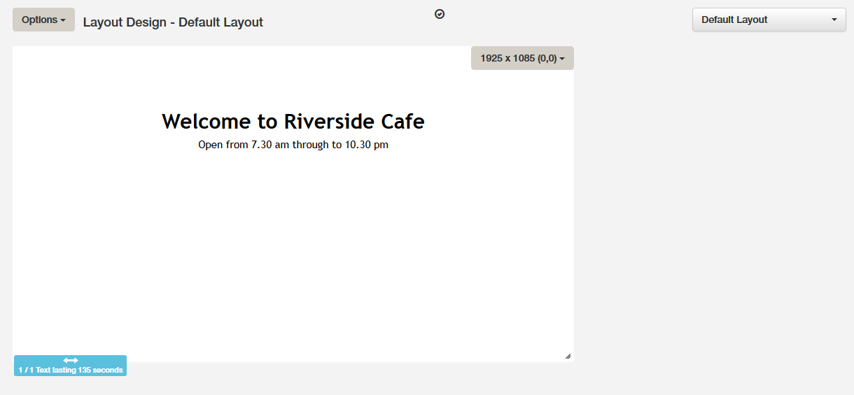 Riverside Basic Default Layout