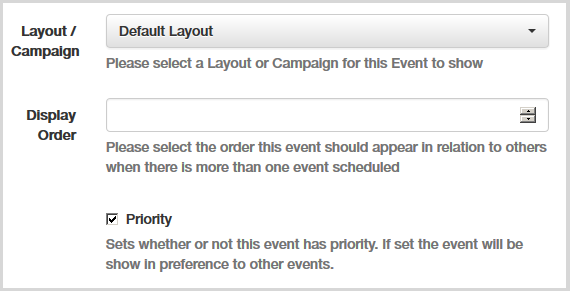 Schedule recurring events